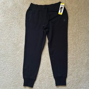 NWT Fila Black Sweatpants Size Small